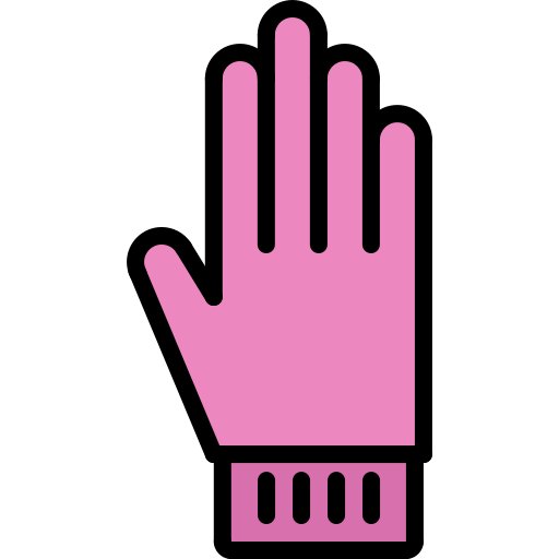 Cleaning gloves Coloring Color icon