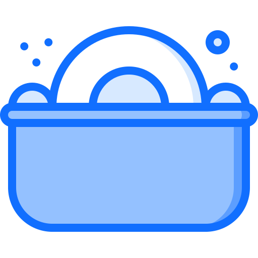 Washing Coloring Blue icon