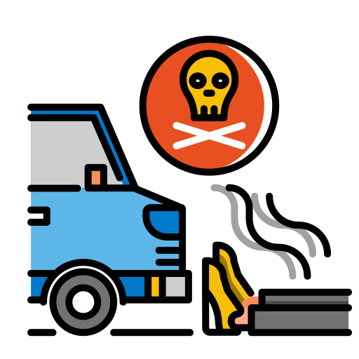 Run over Chanut is Industries Lineal Color icon