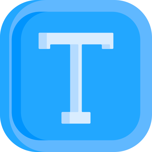 Texto Special Flat icono