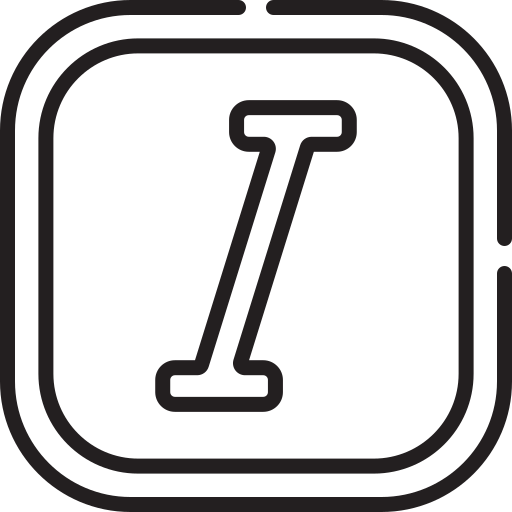corsivo Special Lineal icona