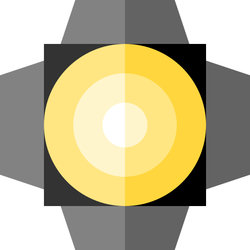 Прожектор Basic Straight Flat иконка