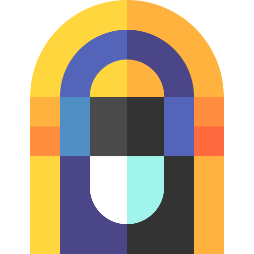 jukebox Basic Straight Flat icon