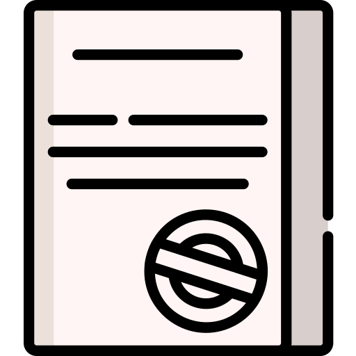 Document Special Lineal color icon