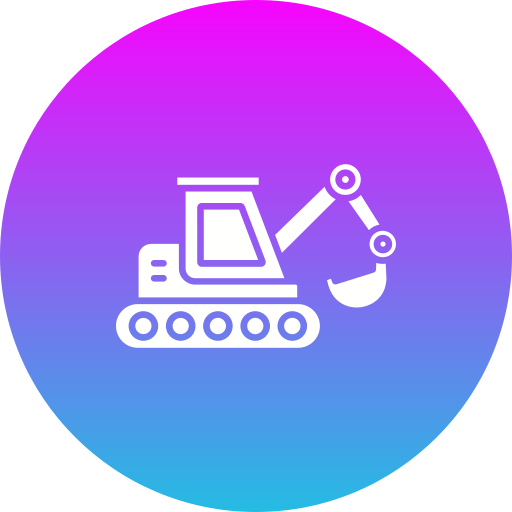 excavadora Generic gradient fill icono