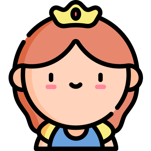Princess Kawaii Lineal color icon
