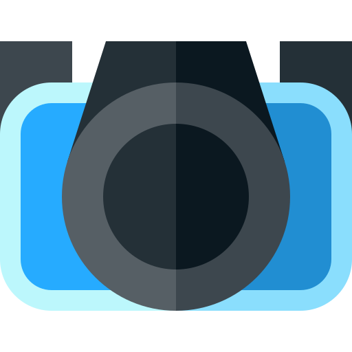 Underwater camera Basic Straight Flat icon