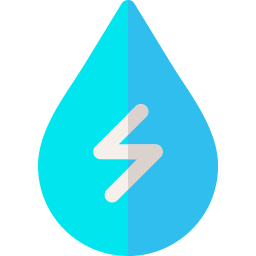 energía del agua Basic Rounded Flat icono