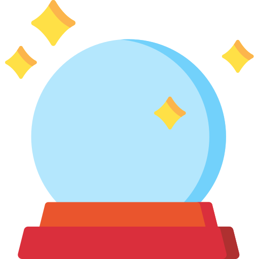 Crystal ball Special Flat icon