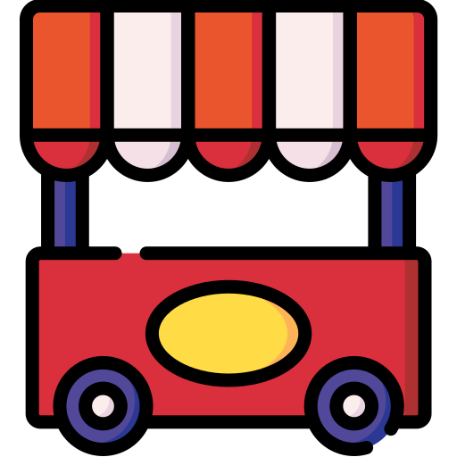 Food cart Special Lineal color icon