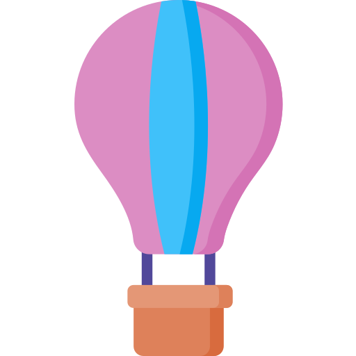 Hot air balloon Special Flat icon