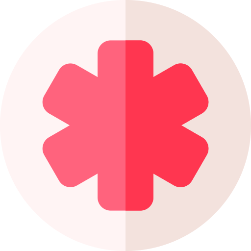 Asterisco Basic Rounded Flat icono