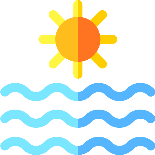 Mar Basic Rounded Flat icono