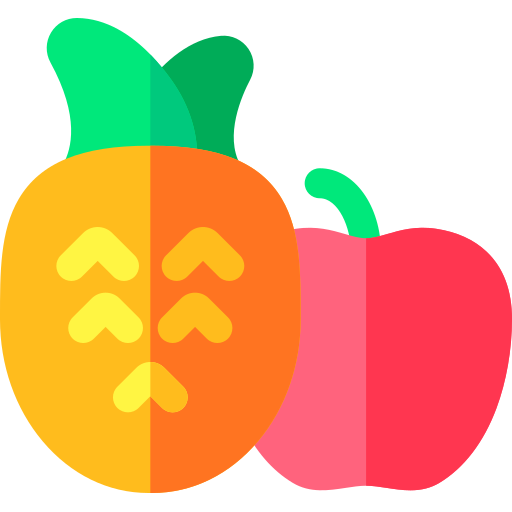 owoce Basic Rounded Flat ikona