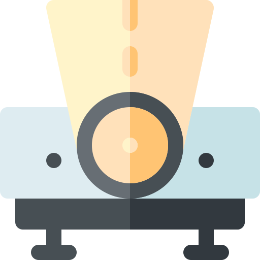 Projector Basic Rounded Flat icon