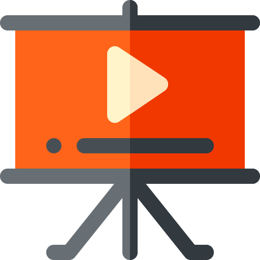 Video lesson Basic Rounded Flat icon