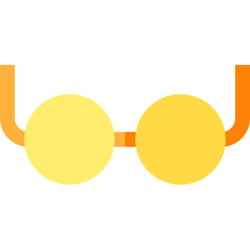 Gafas Basic Straight Flat icono