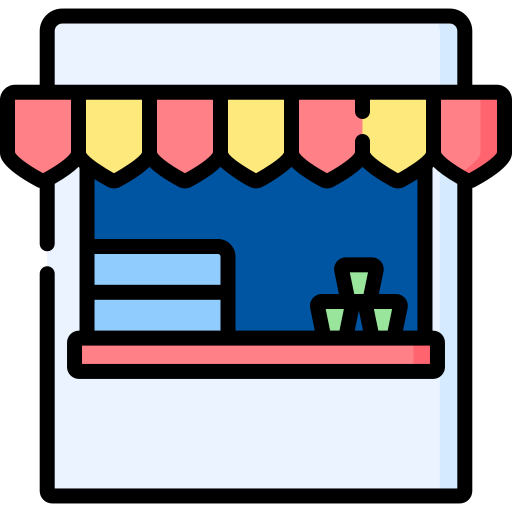 Food stand Special Lineal color icon