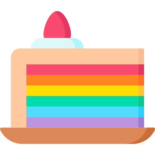 taart Special Flat icoon