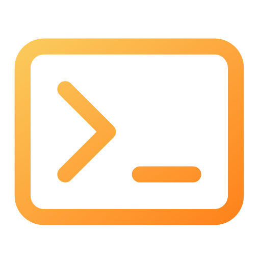 código Generic gradient outline icono