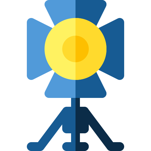 Spotlight Basic Rounded Flat icon
