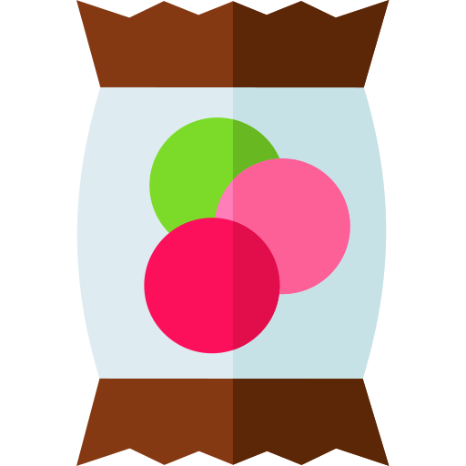 Caramelo masticable Basic Straight Flat icono
