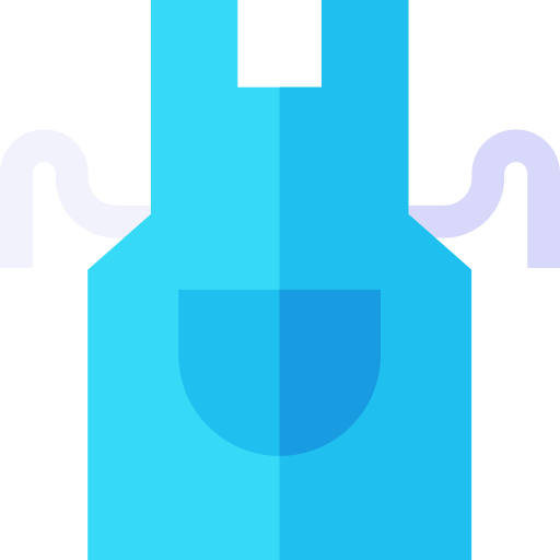 schürze Basic Straight Flat icon
