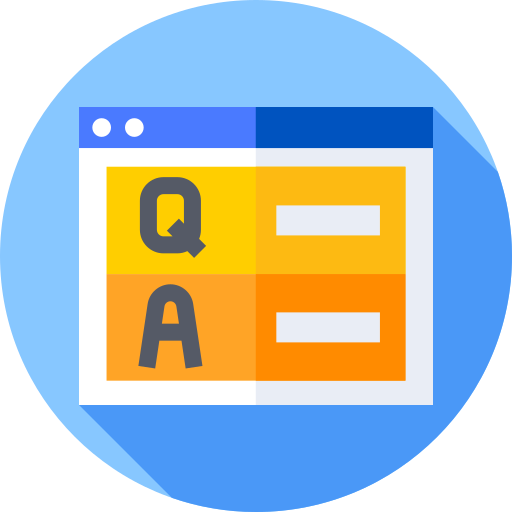 Question Flat Circular Flat icon