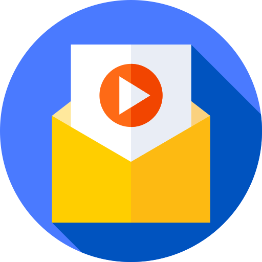 email Flat Circular Flat icon