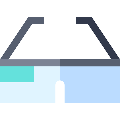 réalité augmentée Basic Straight Flat Icône