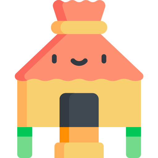 Cabin Kawaii Flat icon