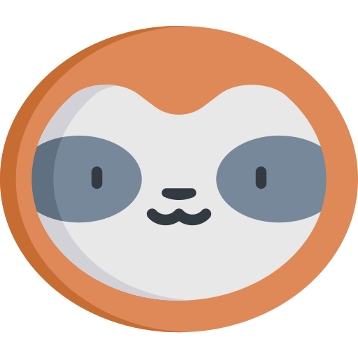 Sloth Kawaii Flat icon