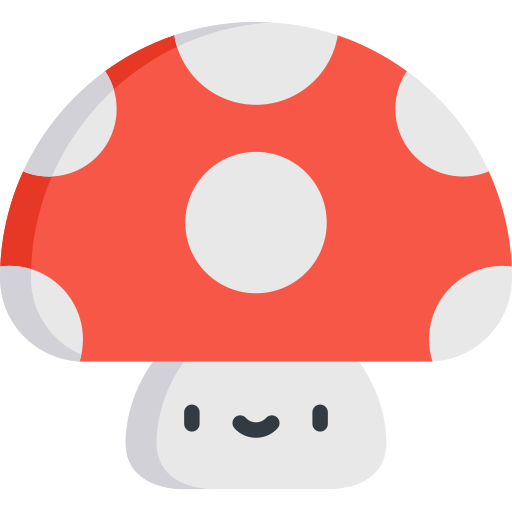Mushroom Kawaii Flat icon