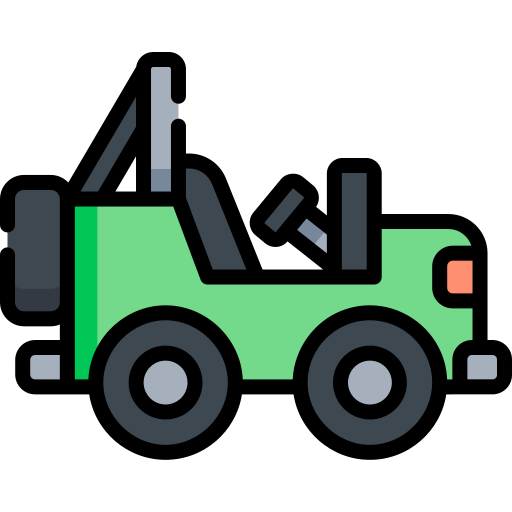 ciężarówka Kawaii Lineal color ikona