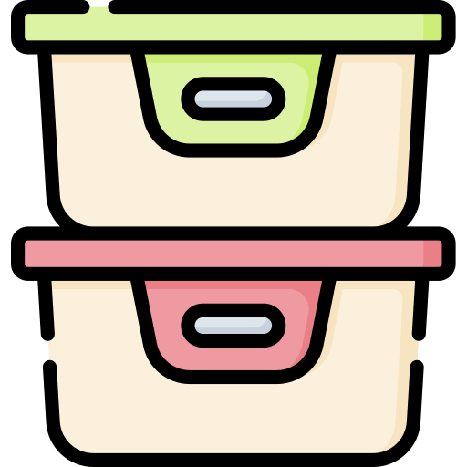 Contenedor de comida Special Lineal color icono