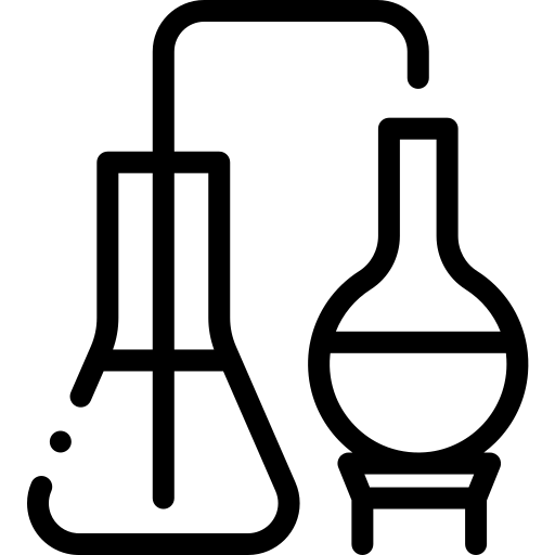 Química Detailed Rounded Lineal Ícone