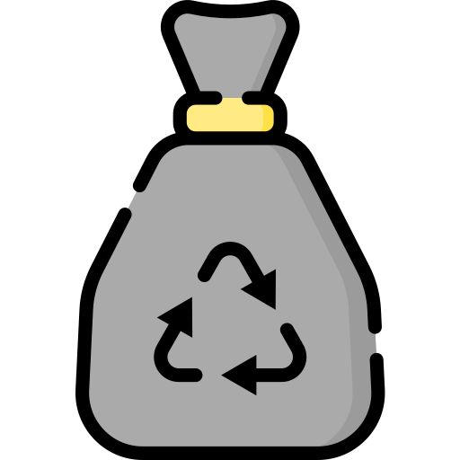 Bolsa de basura Special Lineal color icono