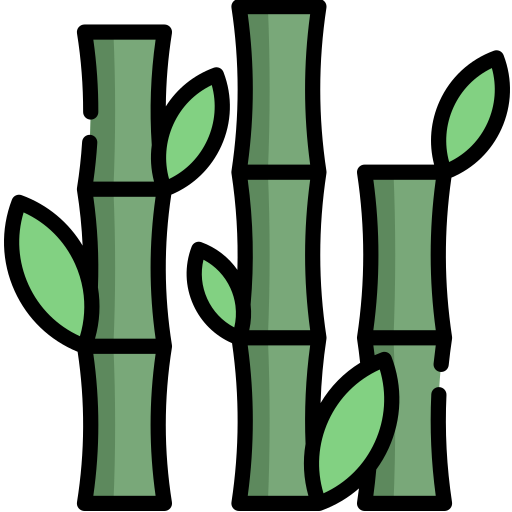 Bambú Special Lineal color icono