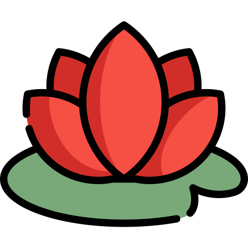 Flor de lotus Special Lineal color Ícone