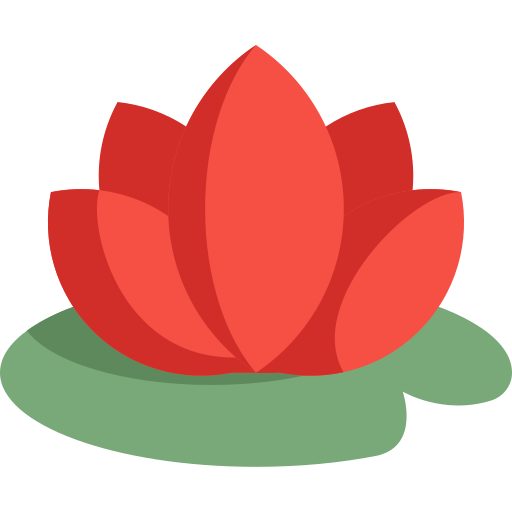 lotusbloem Special Flat icoon
