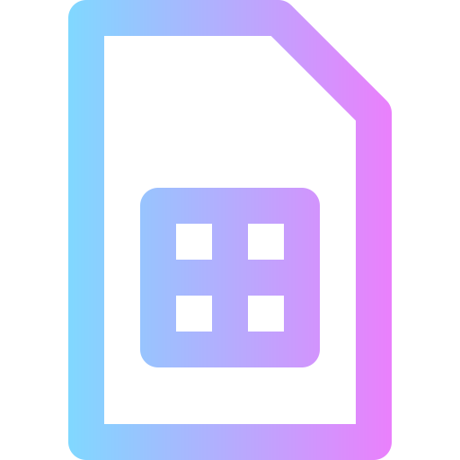 xlsx Super Basic Rounded Gradient ikona