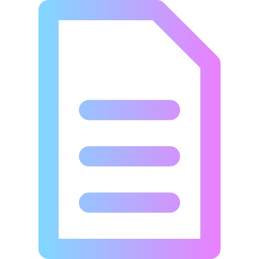 File Super Basic Rounded Gradient icon