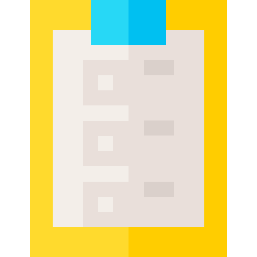 Clipboard Basic Straight Flat icon