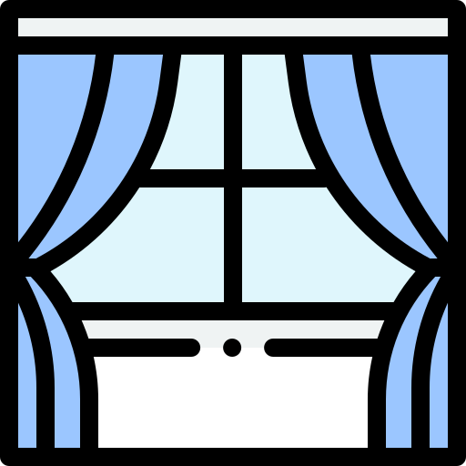 Window Detailed Rounded Lineal color icon