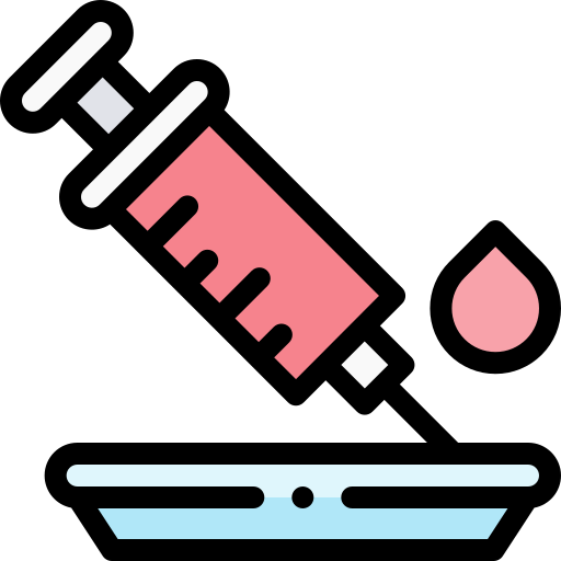 Syringe Detailed Rounded Lineal color icon