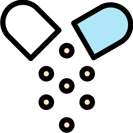 薬物 Detailed Rounded Lineal color icon