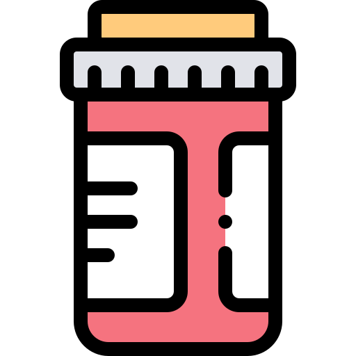 medizin Detailed Rounded Lineal color icon