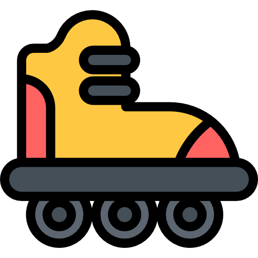 Roller skate Special Lineal color icon