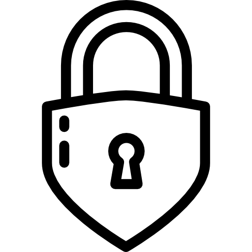 Lock Detailed Rounded Lineal icon