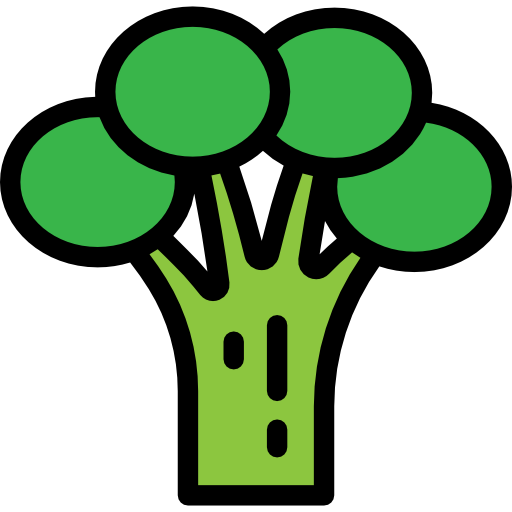 brokuły Detailed Rounded Lineal color ikona